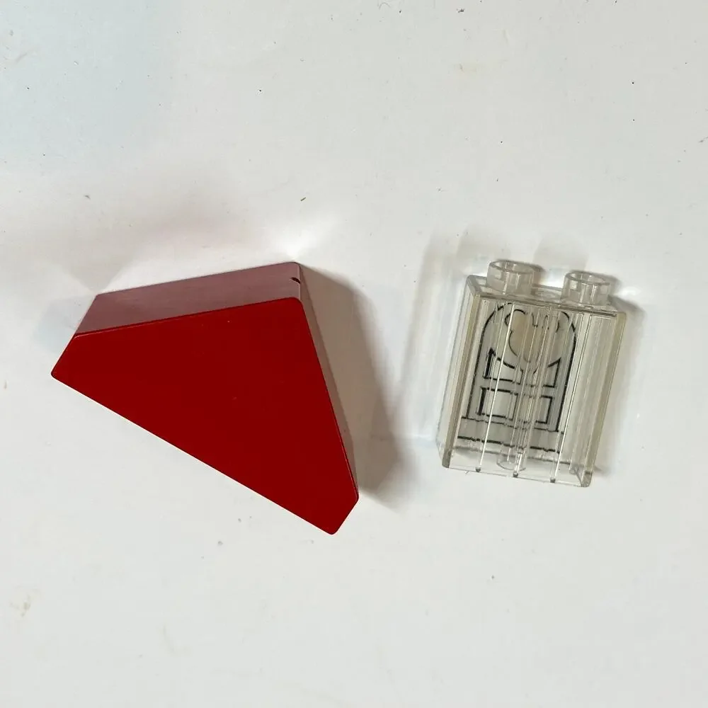 Duplo Lot 2 Disney Mickey Mouse Ears Bricks Blocks Pieces Clock Triangle Tower - Picture 2 of 3